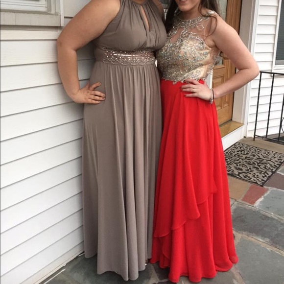 Alyce Designs red prom dress - Picture 9 of 10